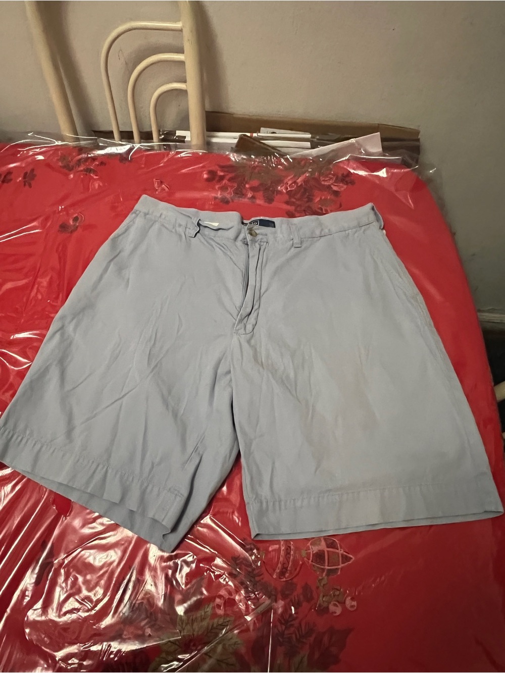 Polo Ralph Lauren Men's Gray Cotton Chino Shorts Size 36